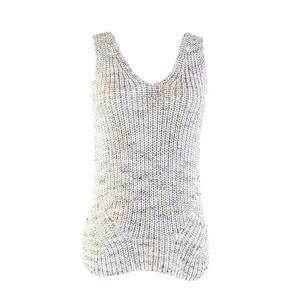 LOFT Pastel Knit Sweater Tank Cottagecore Soft Girl Coquette Spring Small